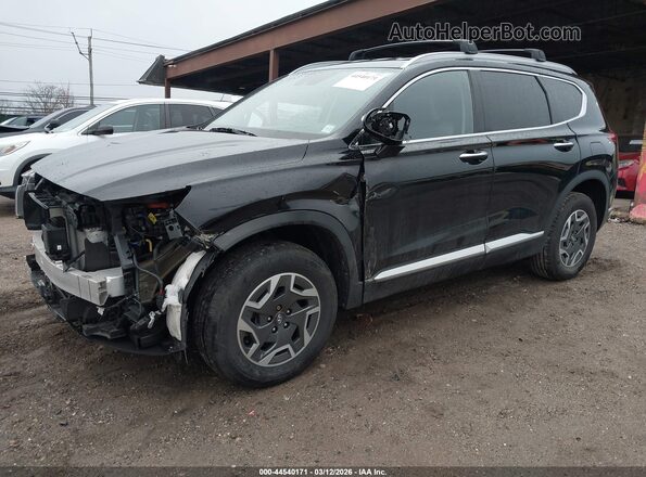 KM8S2DA15NU018507 2022 HYUNDAI SANTA FE HYBRID BLUE Black Вид спереду