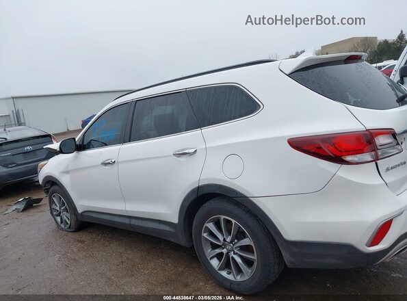 KM8SM4HF2HU175685 2017 HYUNDAI SANTA FE Белый Панорамный вид салона 360°