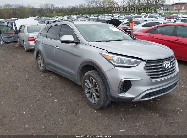 KM8SM4HF2KU307061 2019 HYUNDAI SANTA FE XL Серебряный Передняя правая четверть