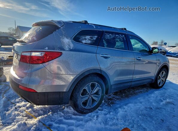 KM8SMDHF2GU144077 2016 HYUNDAI SANTA Серебряный Задняя правая четверть
