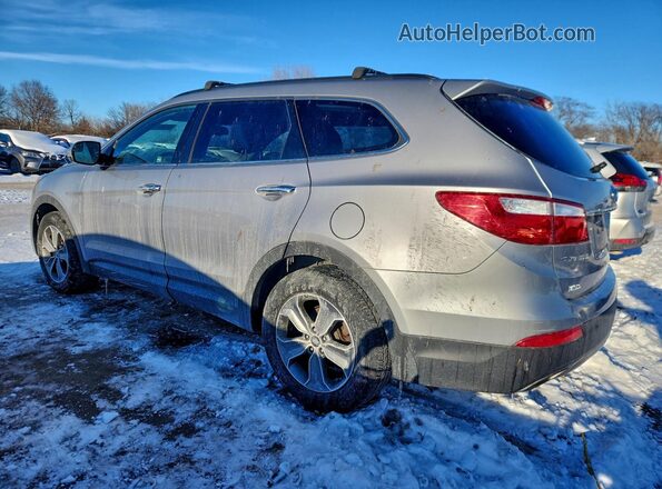 KM8SMDHF2GU144077 2016 HYUNDAI SANTA Серебряный Задняя левая четверть