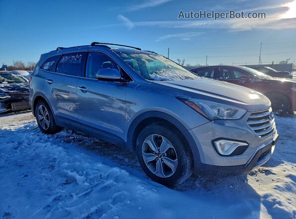 KM8SMDHF2GU144077 2016 HYUNDAI SANTA Серебряный Передняя правая четверть