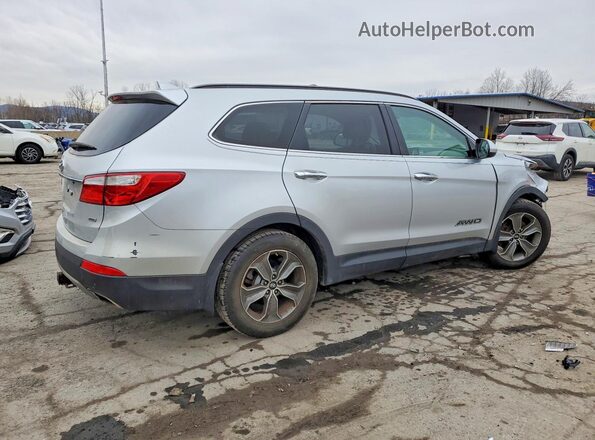 KM8SMDHF8GU163846 2016 HYUNDAI SANTA Серебряный Задняя правая четверть