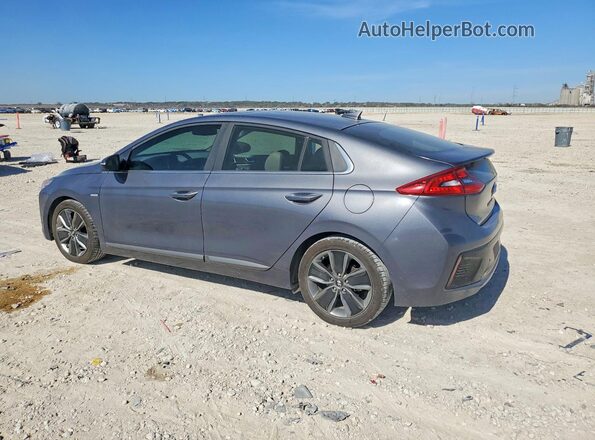 KMHC05LC0HU026226 2017 HYUNDAI IONIQ Серый Задняя левая четверть