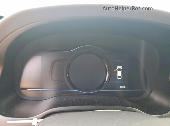KMHC05LC1KU125158 2019 HYUNDAI IONIQ White Widok zestawu wskaźników
