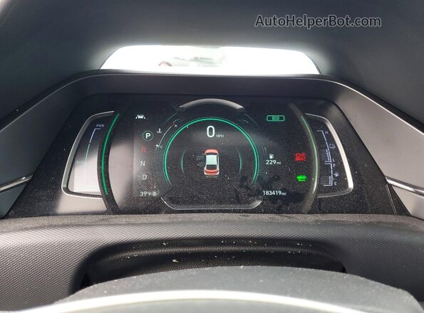 KMHC05LC7LU233799 2020 HYUNDAI IONIQ Silver Вид щитка приладів