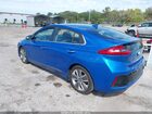 2017 Hyundai Ioniq Hybrid Limited Синий vin: KMHC05LC8HU026491