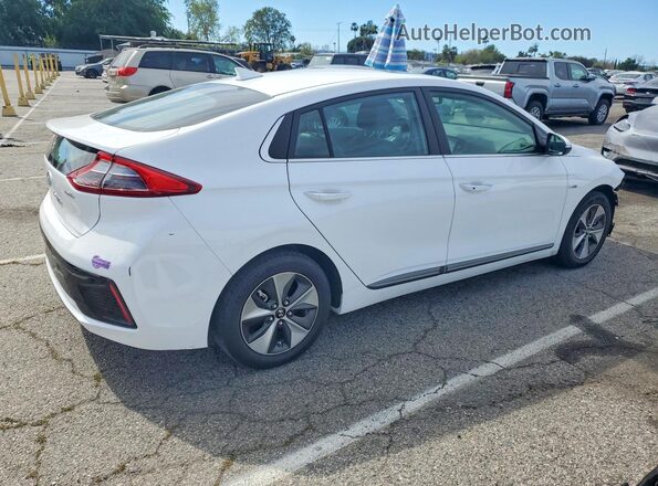 KMHC05LH0KU037827 2019 HYUNDAI IONIQ Белый Задняя правая четверть