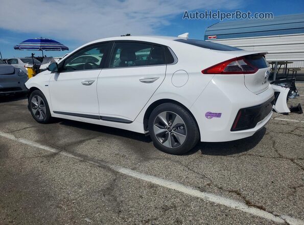 KMHC05LH0KU037827 2019 HYUNDAI IONIQ Белый Задняя левая четверть