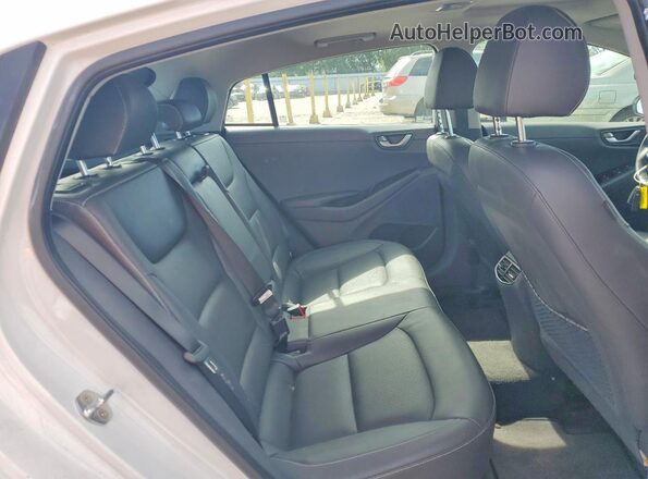 KMHC05LH0KU037827 2019 HYUNDAI IONIQ Белый Вид задних сидений