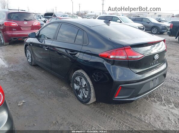 KMHC65LC0HU030078 2017 HYUNDAI IONIQ HYBRID Черный Задняя левая четверть