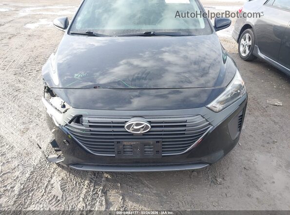 KMHC65LC0HU030078 2017 HYUNDAI IONIQ HYBRID Черный Вид щитка приборов