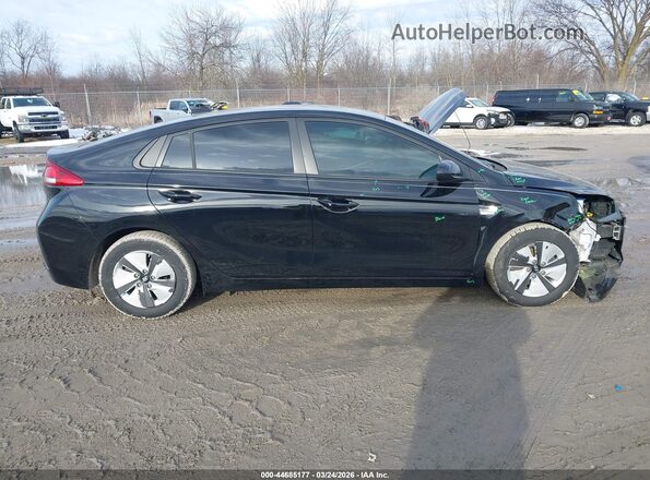 KMHC65LC0HU030078 2017 HYUNDAI IONIQ HYBRID Черный Вид задней части салона
