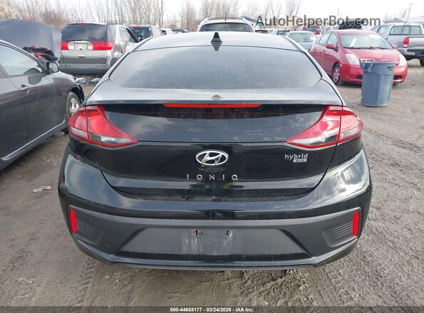 KMHC65LC0HU030078 2017 HYUNDAI IONIQ HYBRID Черный 