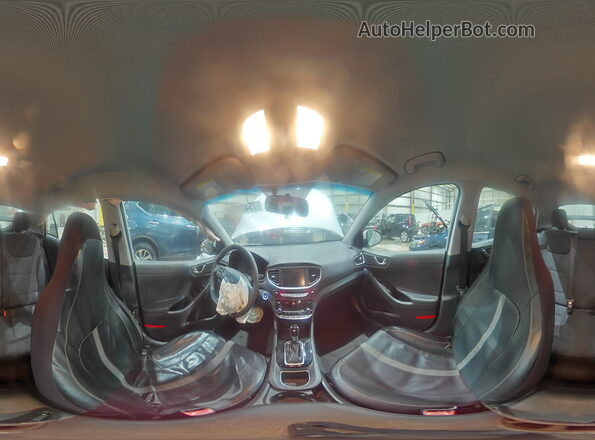 KMHC65LC1KU158420 2019 HYUNDAI IONIQ Серебряный Вид наклейки с VIN-кодом