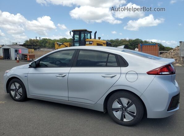 KMHC65LC2JU090434 2018 HYUNDAI IONIQ Silver Trasero izquierdo