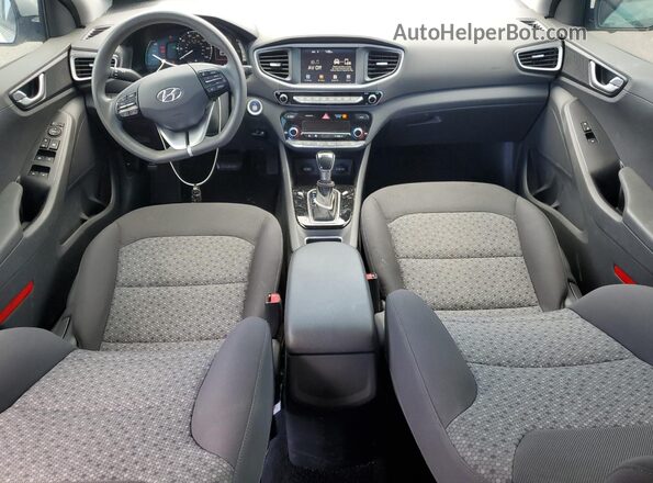 KMHC65LC2JU090434 2018 HYUNDAI IONIQ Silver Vista del salpicadero