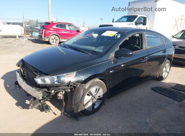 KMHC65LC2KU174870 2019 HYUNDAI IONIQ HYBRID Черный Передняя левая четверть