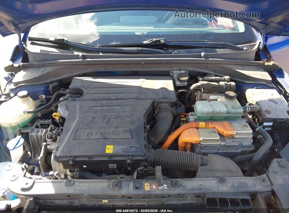 KMHC65LC3LU227481 2020 HYUNDAI IONIQ HYBRID Синий Вид сзади