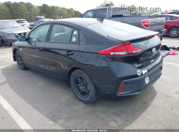 KMHC65LC4JU061498 2018 HYUNDAI IONIQ HYBRID Black Tył lewy