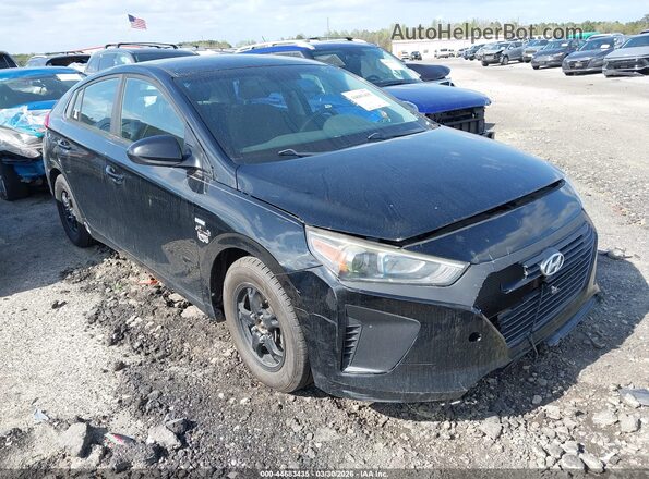 KMHC65LC4JU061498 2018 HYUNDAI IONIQ HYBRID Black Przód prawy