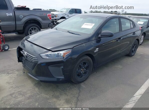 KMHC65LC4JU061498 2018 HYUNDAI IONIQ HYBRID Black Przód lewy