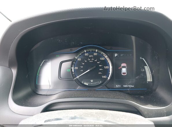 KMHC65LC4JU061498 2018 HYUNDAI IONIQ HYBRID Black Widok tylnych siedzeń
