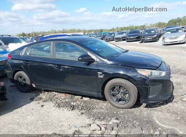 KMHC65LC4JU061498 2018 HYUNDAI IONIQ HYBRID Black Widok wnętrza z tyłu