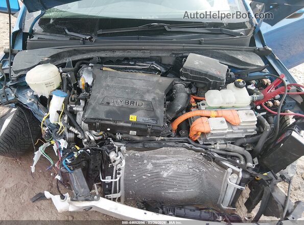 KMHC65LC4JU065194 2018 HYUNDAI IONIQ HYBRID Blue Widok z tyłu