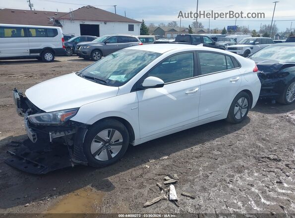 KMHC65LC4KU128487 2019 HYUNDAI IONIQ HYBRID Белый Передняя левая четверть