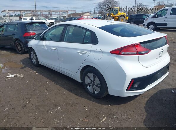 KMHC65LC4KU128487 2019 HYUNDAI IONIQ HYBRID Белый Задняя левая четверть