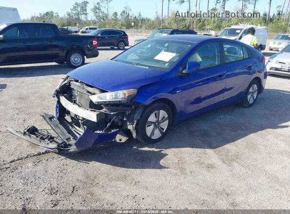 KMHC65LC4KU170772 2019 HYUNDAI IONIQ HYBRID Синий Передняя левая четверть