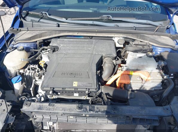 KMHC65LC4KU170772 2019 HYUNDAI IONIQ HYBRID Синий Вид сзади