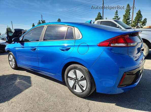 KMHC65LC5JU061056 2018 HYUNDAI IONIQ Blue Trasero izquierdo