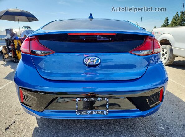 KMHC65LC5JU061056 2018 HYUNDAI IONIQ Blue Vista trasera