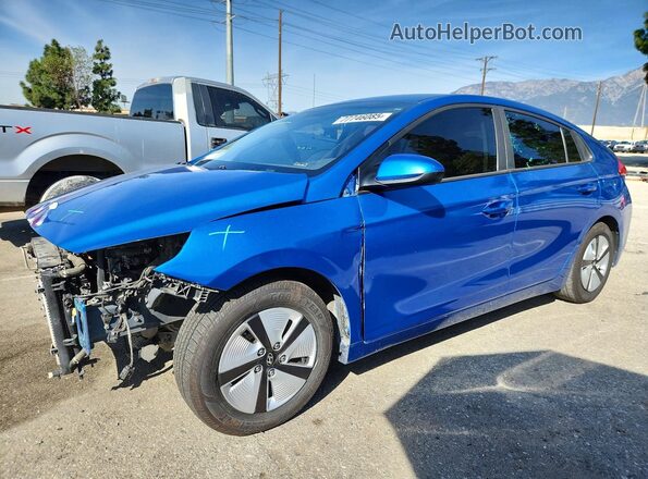 KMHC65LC5JU061056 2018 HYUNDAI IONIQ Blue Vista tres cuartos delantera izquierda
