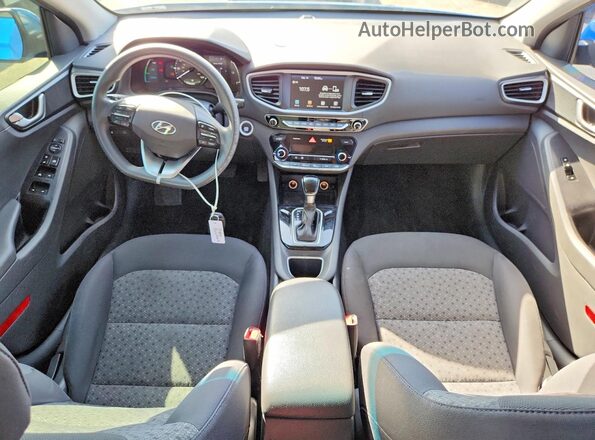 KMHC65LC5JU061056 2018 HYUNDAI IONIQ Blue Vista del salpicadero