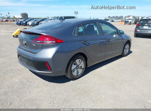 KMHC65LC5JU100258 2018 HYUNDAI IONIQ HYBRID Серый Задняя правая четверть