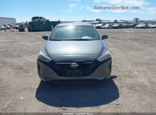 KMHC65LC5JU100258 2018 HYUNDAI IONIQ HYBRID Серый Вид щитка приборов