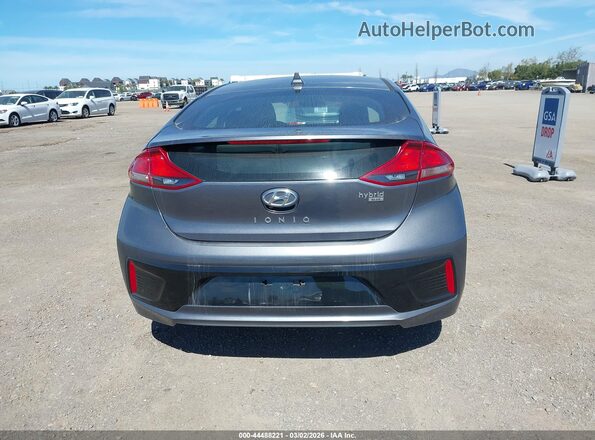 KMHC65LC5JU100258 2018 HYUNDAI IONIQ HYBRID Серый 
