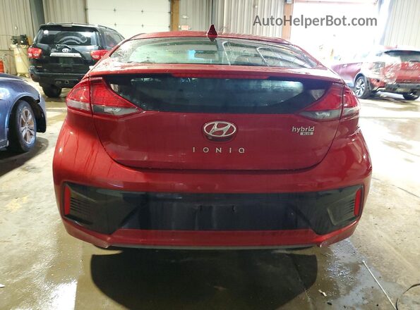 KMHC65LC5KU124819 2019 HYUNDAI IONIQ Красный Вид сзади