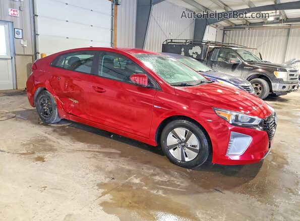 KMHC65LC5KU124819 2019 HYUNDAI IONIQ Красный Передняя правая четверть