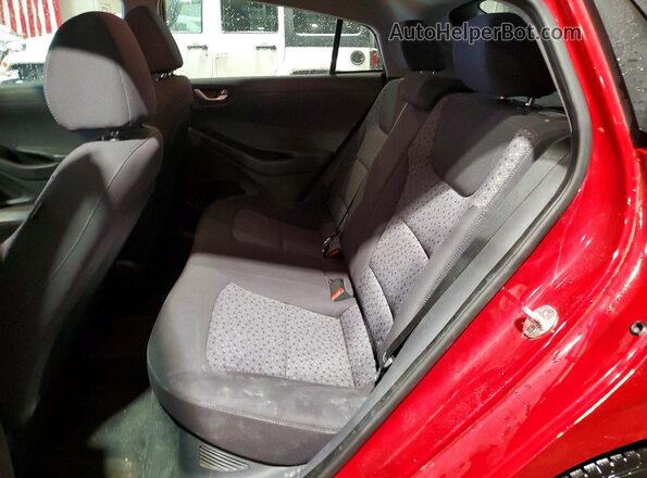 KMHC65LC5KU124819 2019 HYUNDAI IONIQ Красный Вид задних сидений
