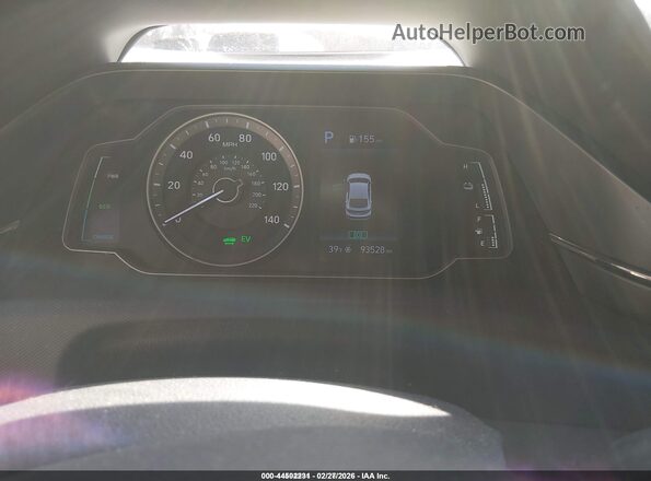 KMHC65LC6LU227670 2020 HYUNDAI IONIQ HYBRID Silver უკანა სავარძლების ხედი