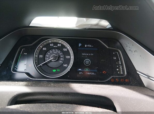 KMHC65LC7LU228620 2020 HYUNDAI IONIQ HYBRID Черный Вид задних сидений