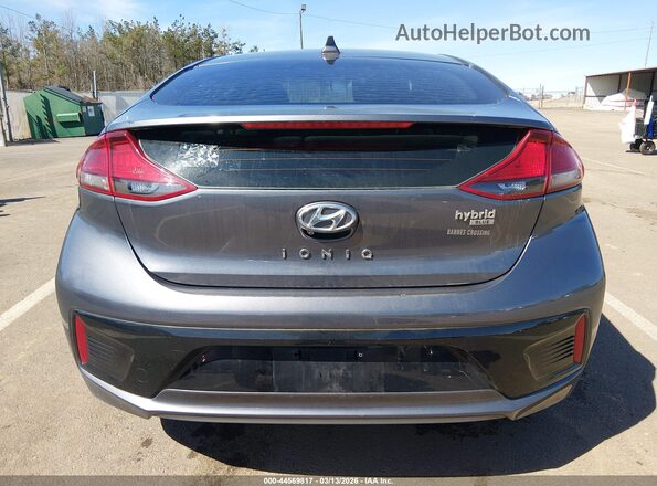 KMHC65LC8HU054547 2017 HYUNDAI IONIQ HYBRID Серый 