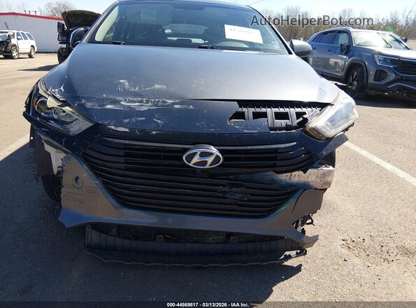 KMHC65LC8HU054547 2017 HYUNDAI IONIQ HYBRID Серый Вид спереди
