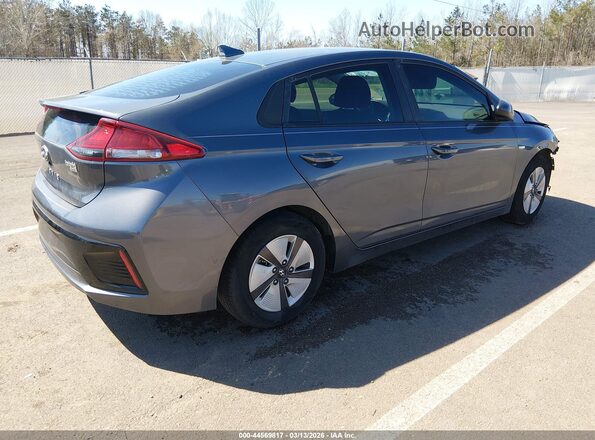 KMHC65LC8HU054547 2017 HYUNDAI IONIQ HYBRID Серый Задняя правая четверть