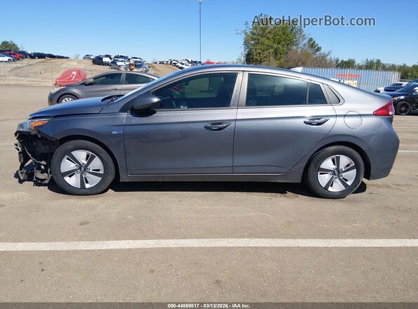 KMHC65LC8HU054547 2017 HYUNDAI IONIQ HYBRID Серый Вид задней части салона