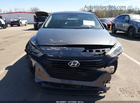 KMHC65LC8HU054547 2017 HYUNDAI IONIQ HYBRID Серый Вид панели приборов